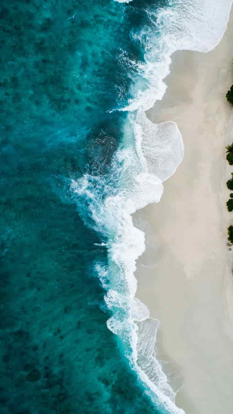  overhead turquoise beach