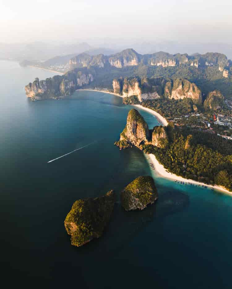  railay beach in krabi thailand