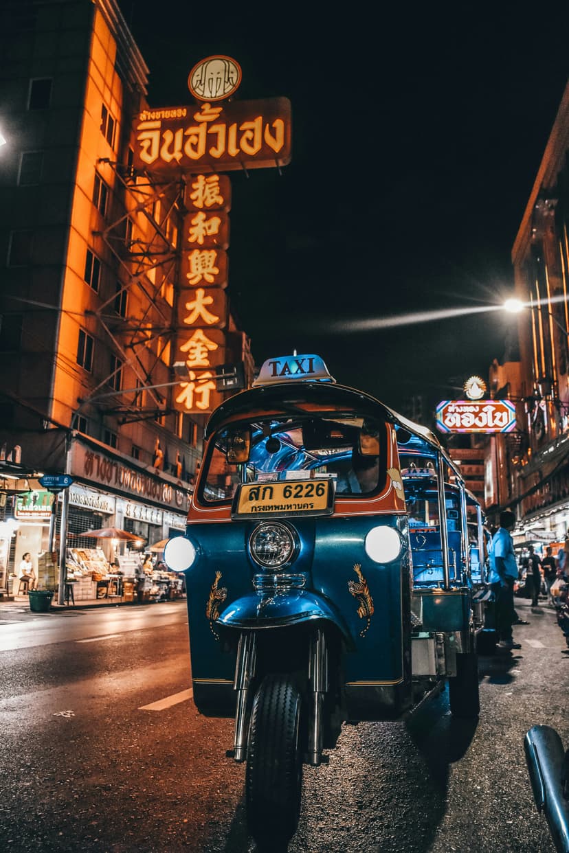 Bangkok tuktuk in China Town