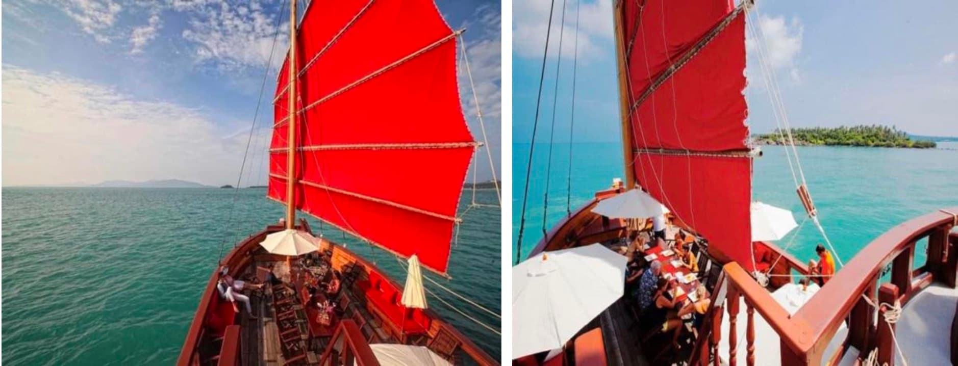 Red Thai Sailing Yacht