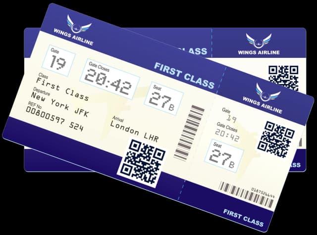 plane tickets