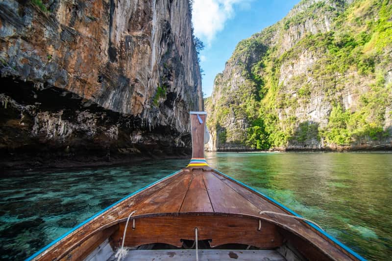 traditional wooden longtail taxi boat traditional wooden longtail taxi boat